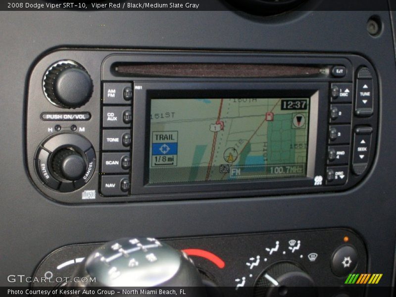 Navigation of 2008 Viper SRT-10