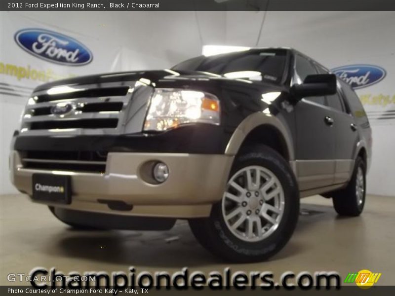 Black / Chaparral 2012 Ford Expedition King Ranch