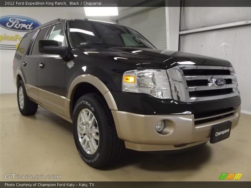 Black / Chaparral 2012 Ford Expedition King Ranch