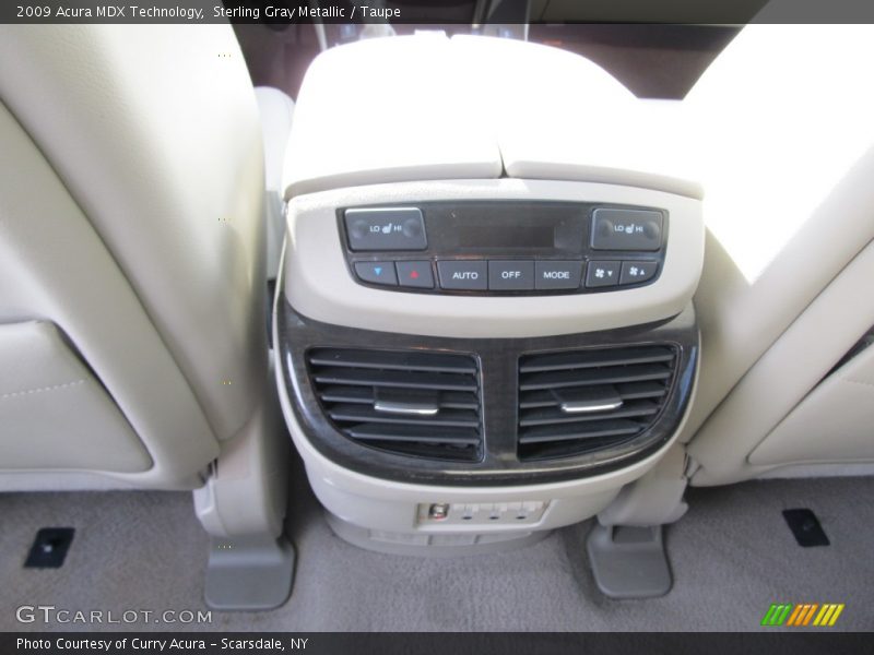 Sterling Gray Metallic / Taupe 2009 Acura MDX Technology