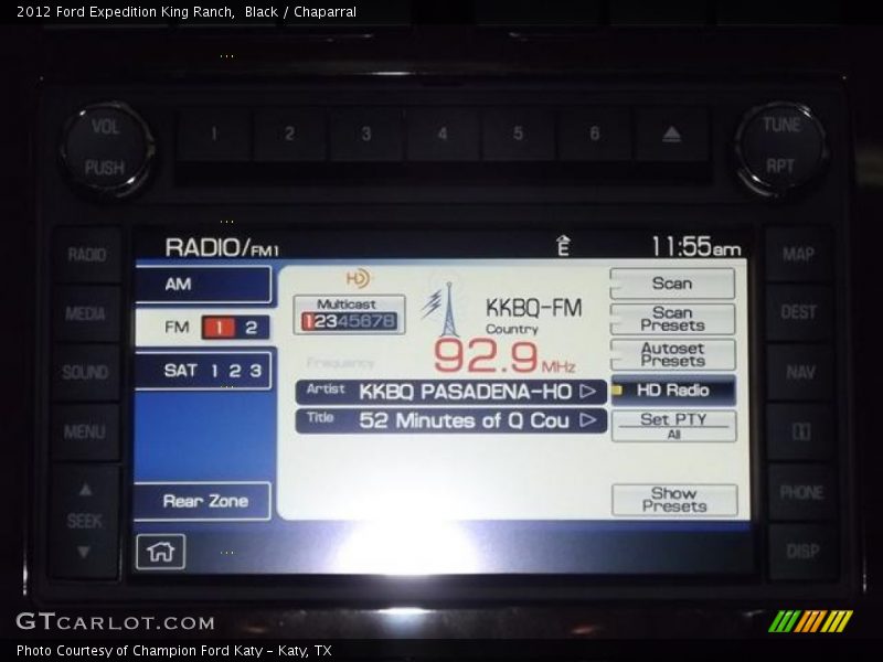 Black / Chaparral 2012 Ford Expedition King Ranch