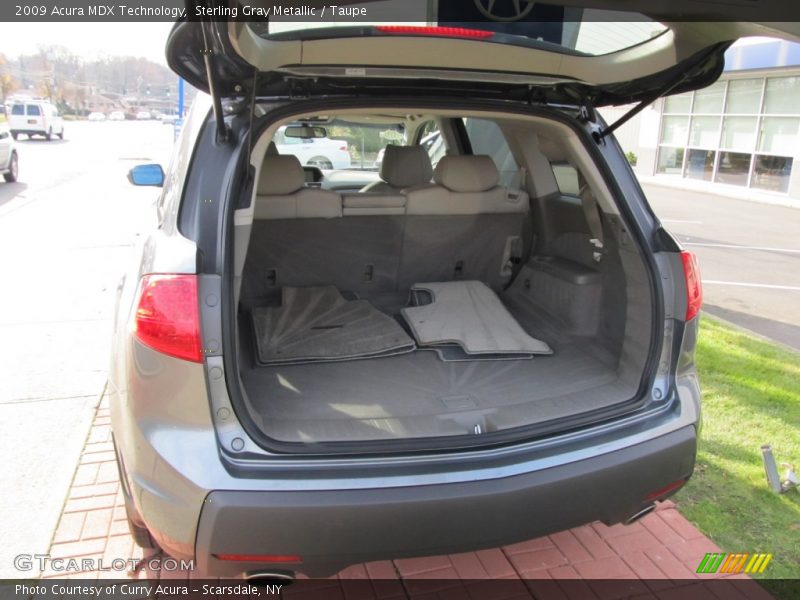 Sterling Gray Metallic / Taupe 2009 Acura MDX Technology