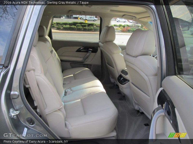 Sterling Gray Metallic / Taupe 2009 Acura MDX Technology