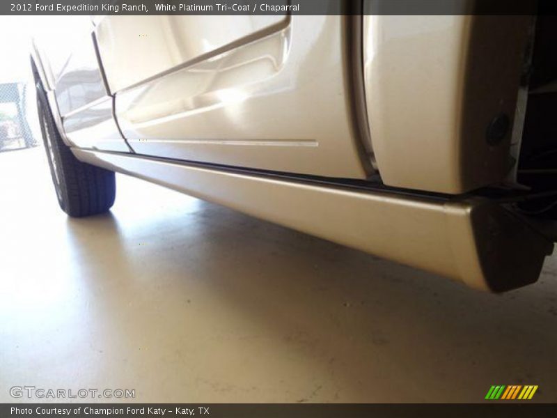 White Platinum Tri-Coat / Chaparral 2012 Ford Expedition King Ranch