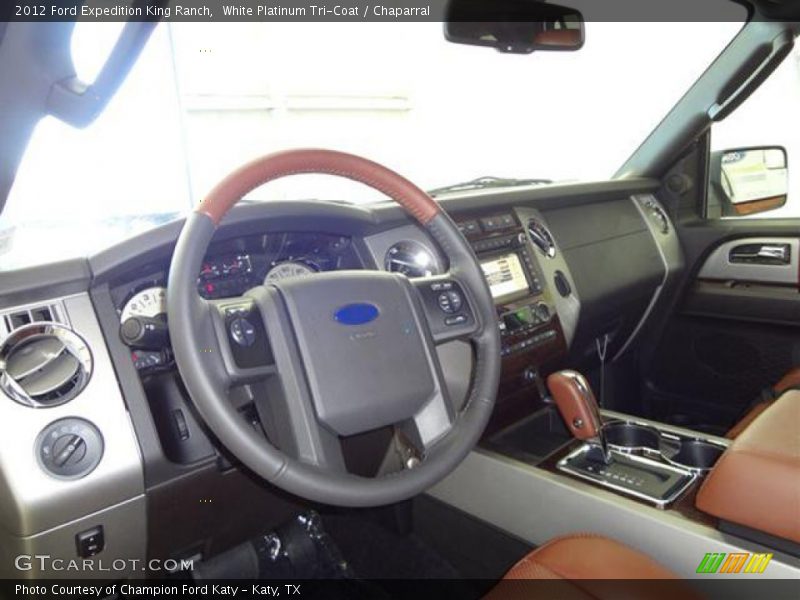 White Platinum Tri-Coat / Chaparral 2012 Ford Expedition King Ranch