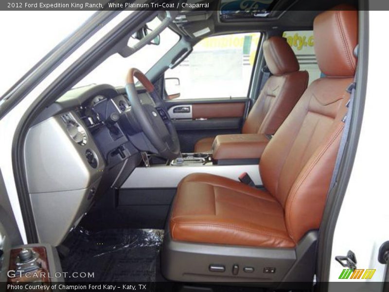 White Platinum Tri-Coat / Chaparral 2012 Ford Expedition King Ranch