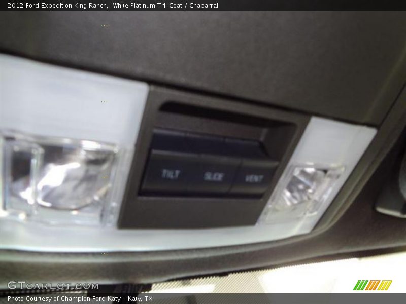 White Platinum Tri-Coat / Chaparral 2012 Ford Expedition King Ranch