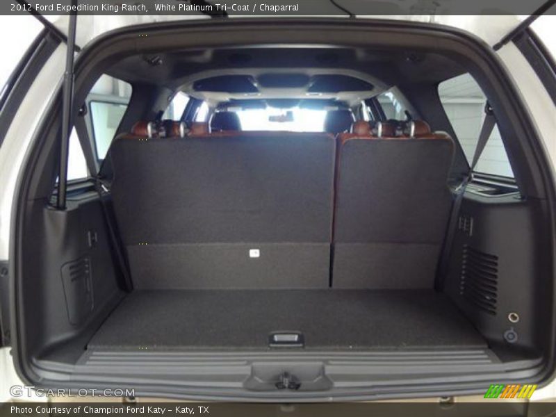 White Platinum Tri-Coat / Chaparral 2012 Ford Expedition King Ranch