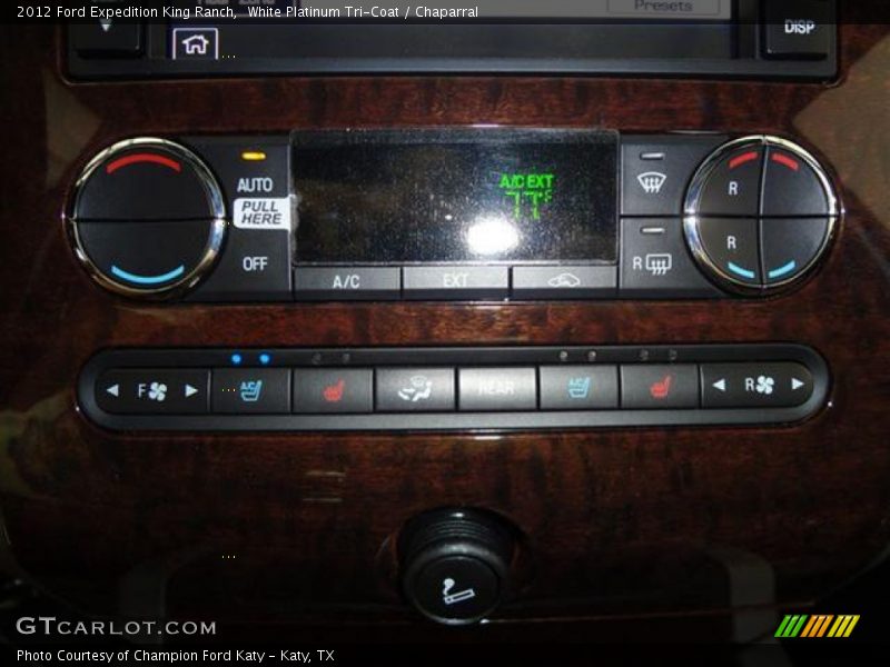 White Platinum Tri-Coat / Chaparral 2012 Ford Expedition King Ranch