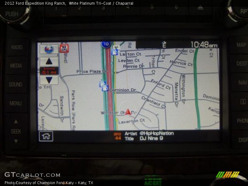 Navigation of 2012 Expedition King Ranch