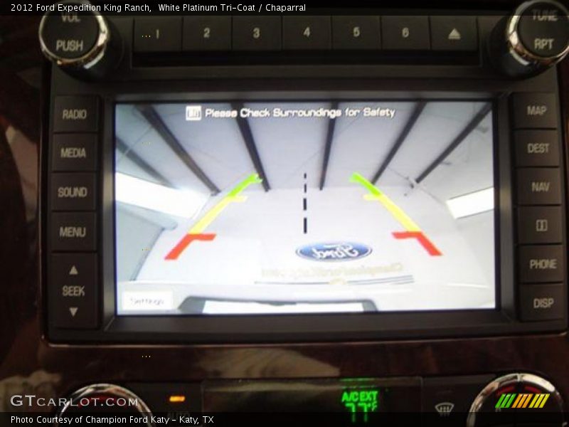 White Platinum Tri-Coat / Chaparral 2012 Ford Expedition King Ranch