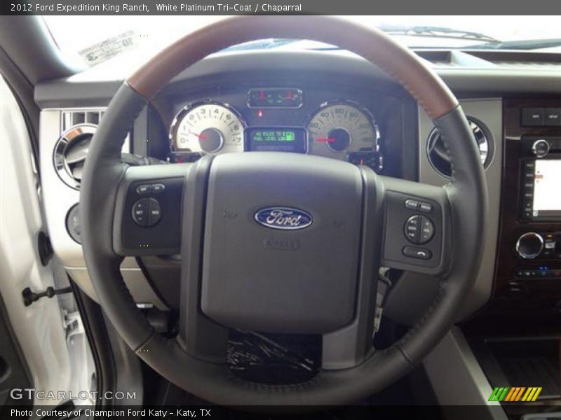 White Platinum Tri-Coat / Chaparral 2012 Ford Expedition King Ranch