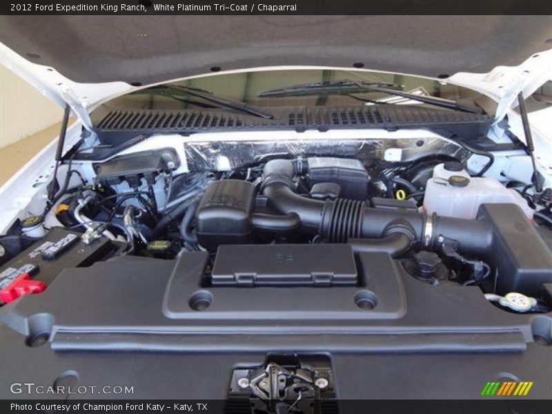White Platinum Tri-Coat / Chaparral 2012 Ford Expedition King Ranch