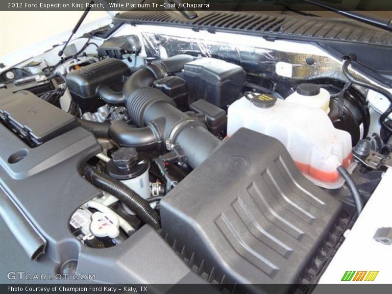 White Platinum Tri-Coat / Chaparral 2012 Ford Expedition King Ranch