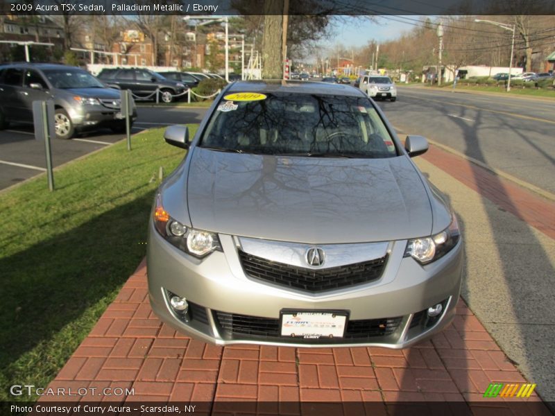 Palladium Metallic / Ebony 2009 Acura TSX Sedan