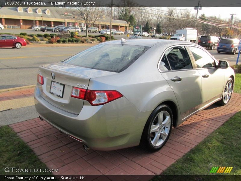 Palladium Metallic / Ebony 2009 Acura TSX Sedan