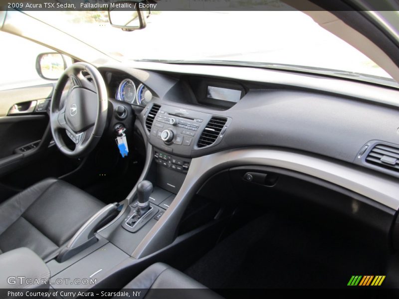 Palladium Metallic / Ebony 2009 Acura TSX Sedan