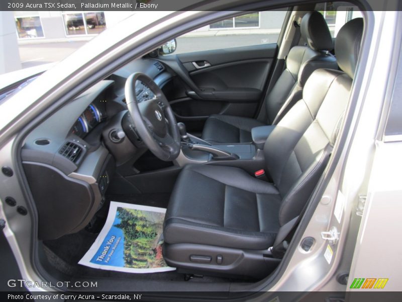 Palladium Metallic / Ebony 2009 Acura TSX Sedan