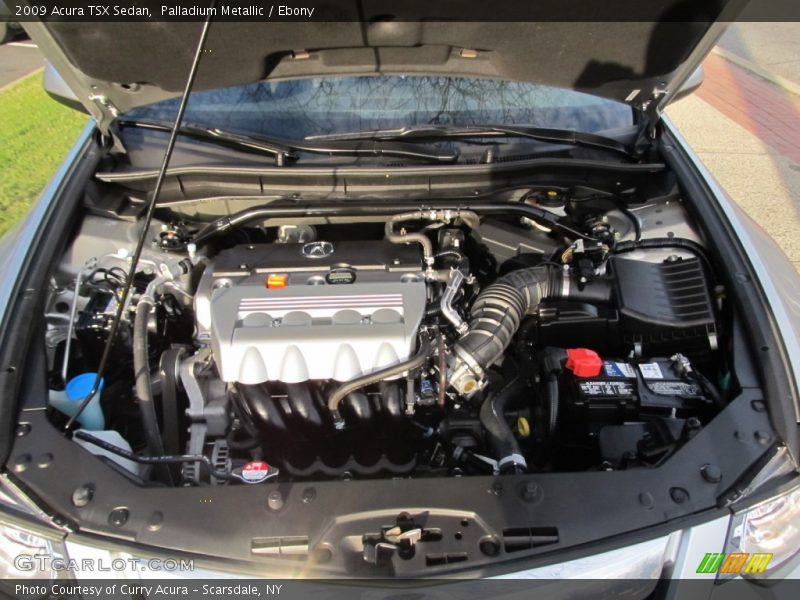 Palladium Metallic / Ebony 2009 Acura TSX Sedan