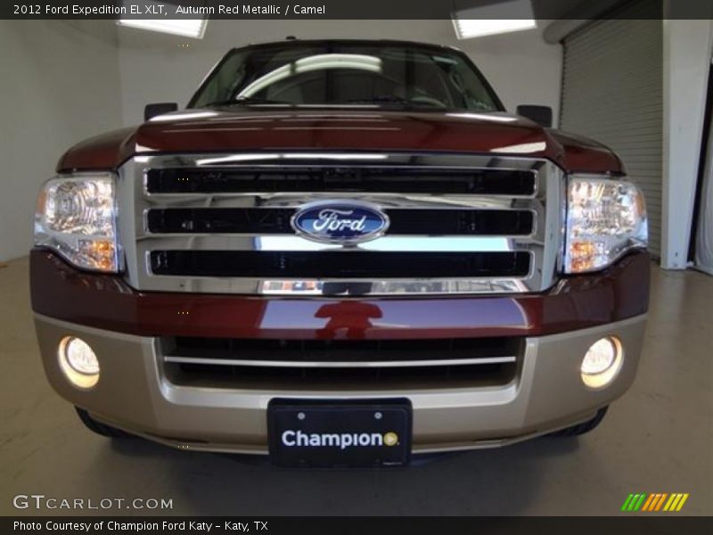 Autumn Red Metallic / Camel 2012 Ford Expedition EL XLT