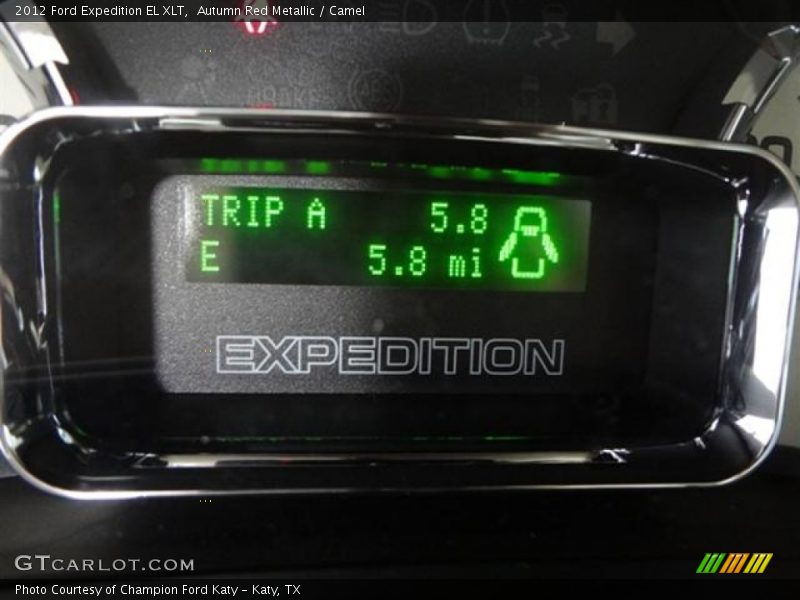 Autumn Red Metallic / Camel 2012 Ford Expedition EL XLT