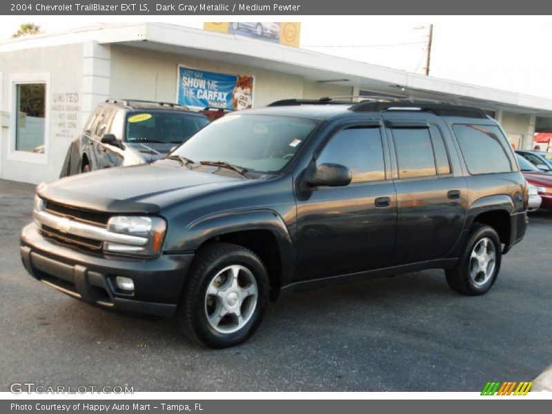 Dark Gray Metallic / Medium Pewter 2004 Chevrolet TrailBlazer EXT LS