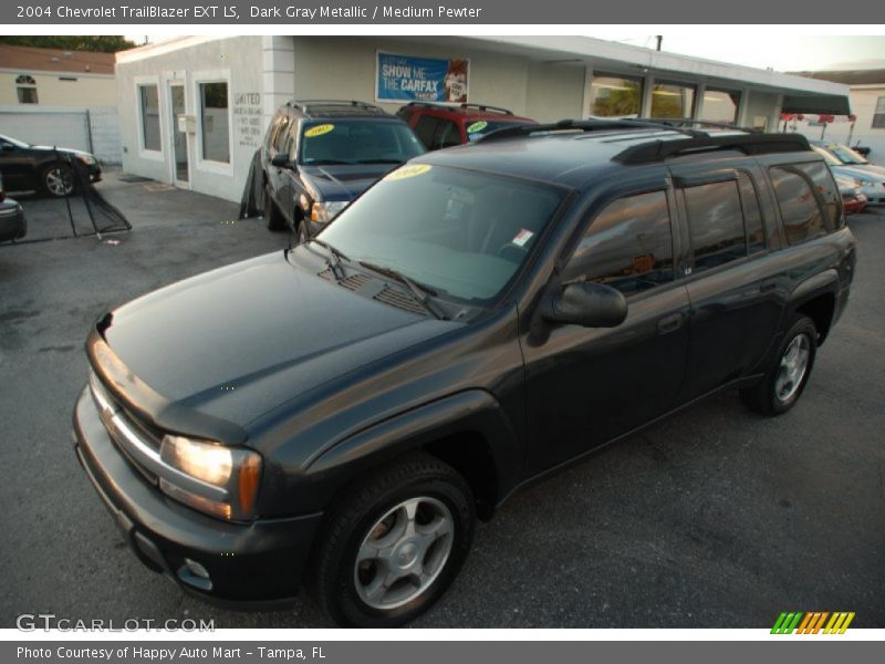 Dark Gray Metallic / Medium Pewter 2004 Chevrolet TrailBlazer EXT LS