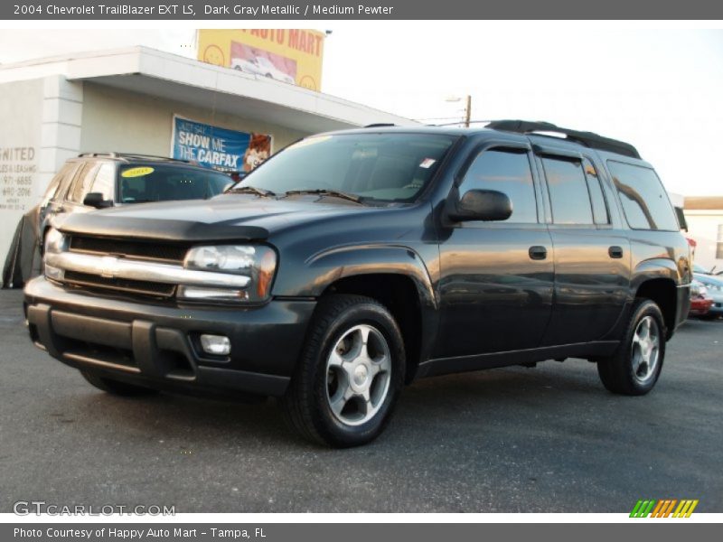 Dark Gray Metallic / Medium Pewter 2004 Chevrolet TrailBlazer EXT LS