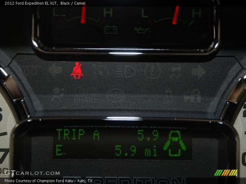 Black / Camel 2012 Ford Expedition EL XLT