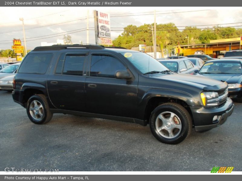 Dark Gray Metallic / Medium Pewter 2004 Chevrolet TrailBlazer EXT LS