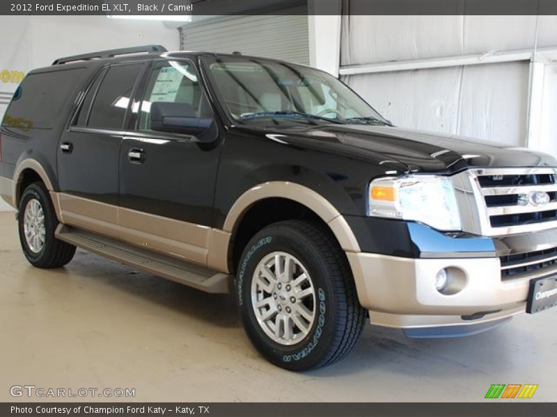 Black / Camel 2012 Ford Expedition EL XLT