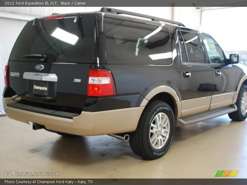 Black / Camel 2012 Ford Expedition EL XLT