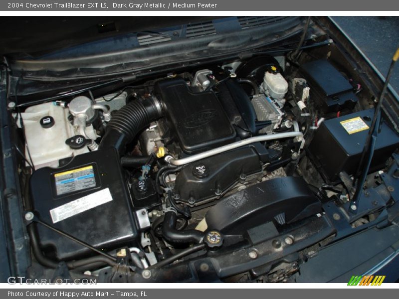 Dark Gray Metallic / Medium Pewter 2004 Chevrolet TrailBlazer EXT LS