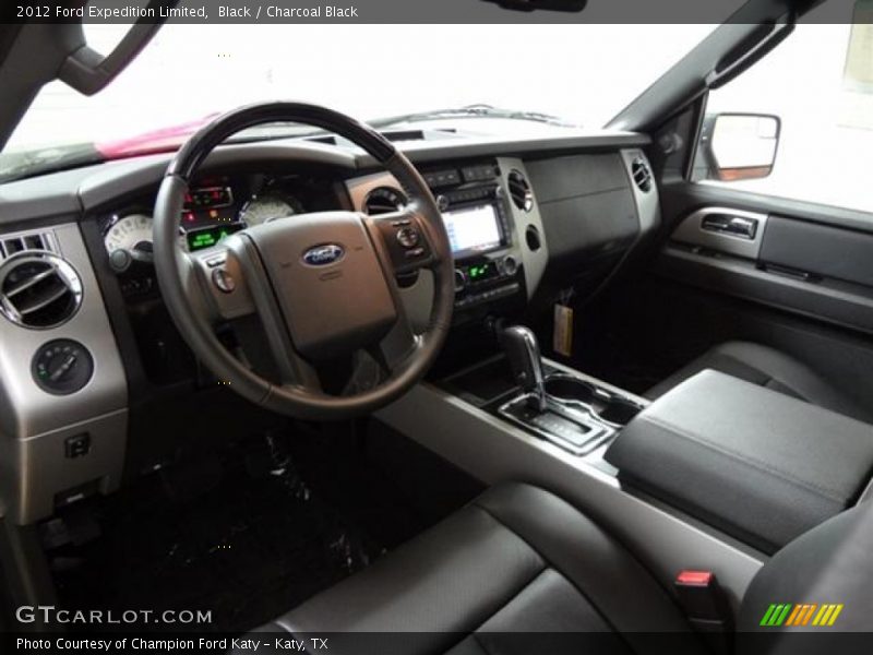 Charcoal Black Interior - 2012 Expedition Limited 