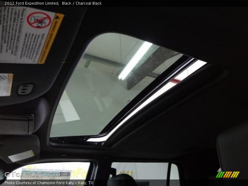 Sunroof of 2012 Expedition Limited