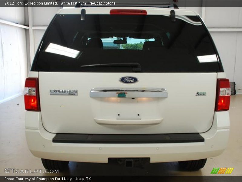 White Platinum Tri-Coat / Stone 2012 Ford Expedition Limited