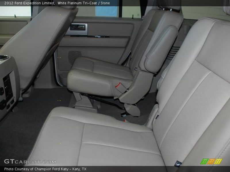 White Platinum Tri-Coat / Stone 2012 Ford Expedition Limited