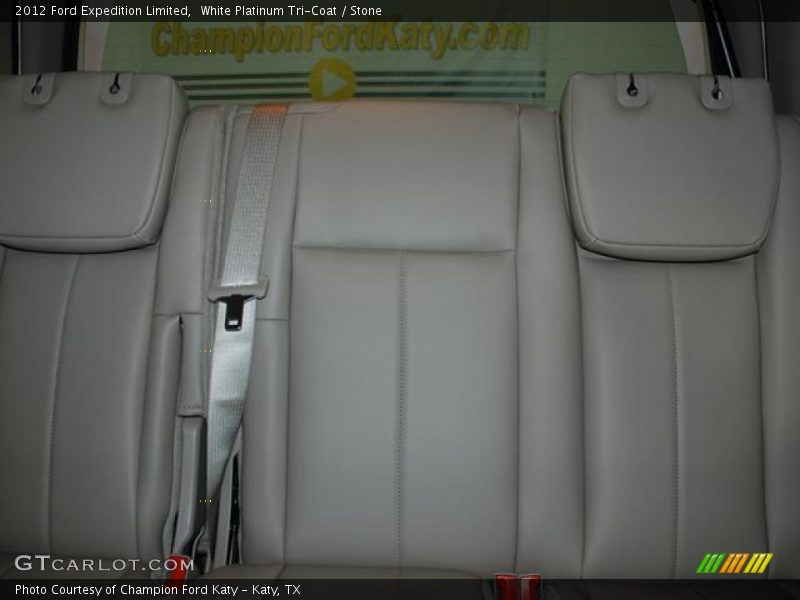White Platinum Tri-Coat / Stone 2012 Ford Expedition Limited