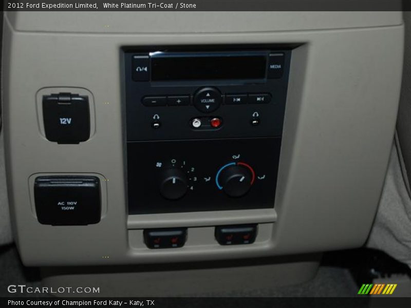 White Platinum Tri-Coat / Stone 2012 Ford Expedition Limited