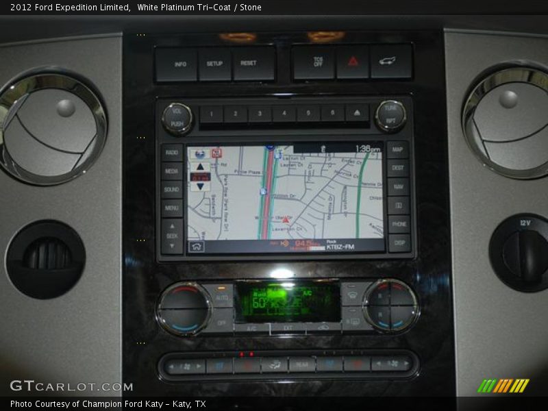 White Platinum Tri-Coat / Stone 2012 Ford Expedition Limited