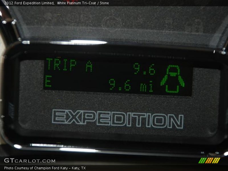 White Platinum Tri-Coat / Stone 2012 Ford Expedition Limited