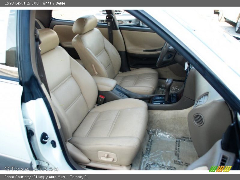 White / Beige 1993 Lexus ES 300
