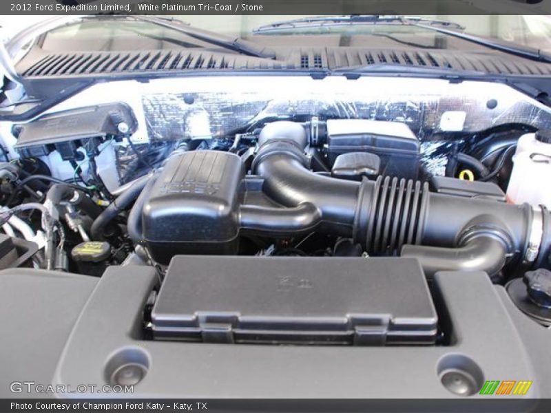White Platinum Tri-Coat / Stone 2012 Ford Expedition Limited