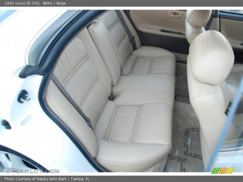 White / Beige 1993 Lexus ES 300