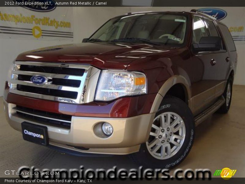 Autumn Red Metallic / Camel 2012 Ford Expedition XLT