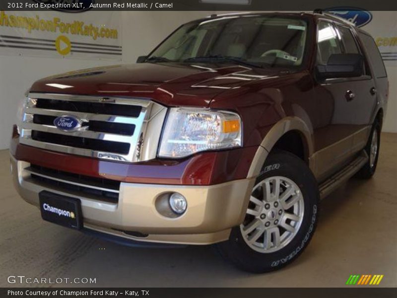 Autumn Red Metallic / Camel 2012 Ford Expedition XLT