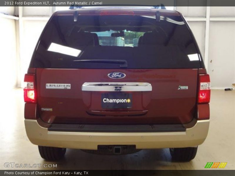 Autumn Red Metallic / Camel 2012 Ford Expedition XLT