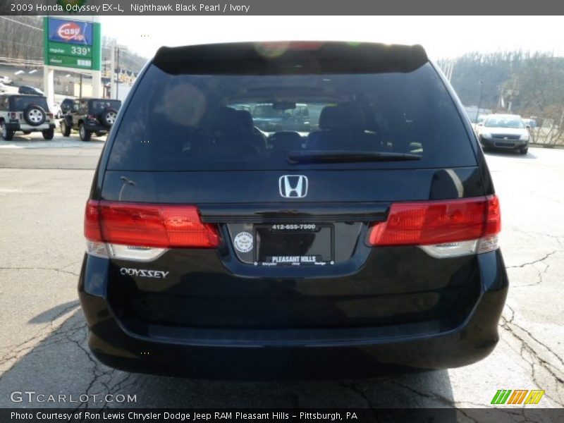 Nighthawk Black Pearl / Ivory 2009 Honda Odyssey EX-L