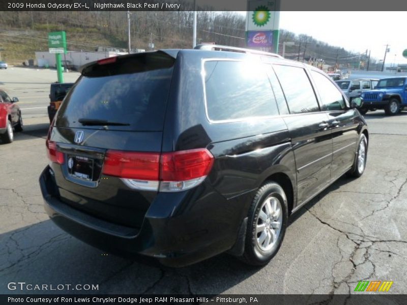 Nighthawk Black Pearl / Ivory 2009 Honda Odyssey EX-L