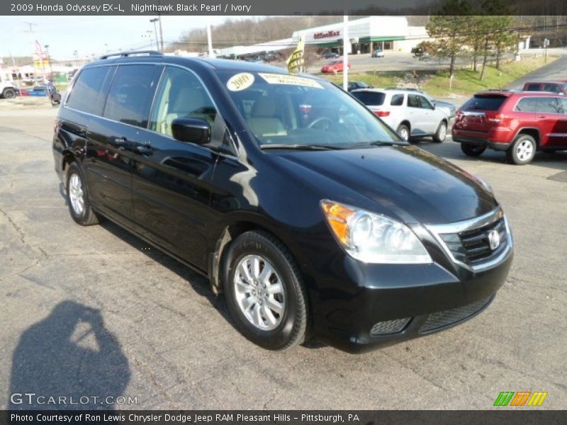 Nighthawk Black Pearl / Ivory 2009 Honda Odyssey EX-L